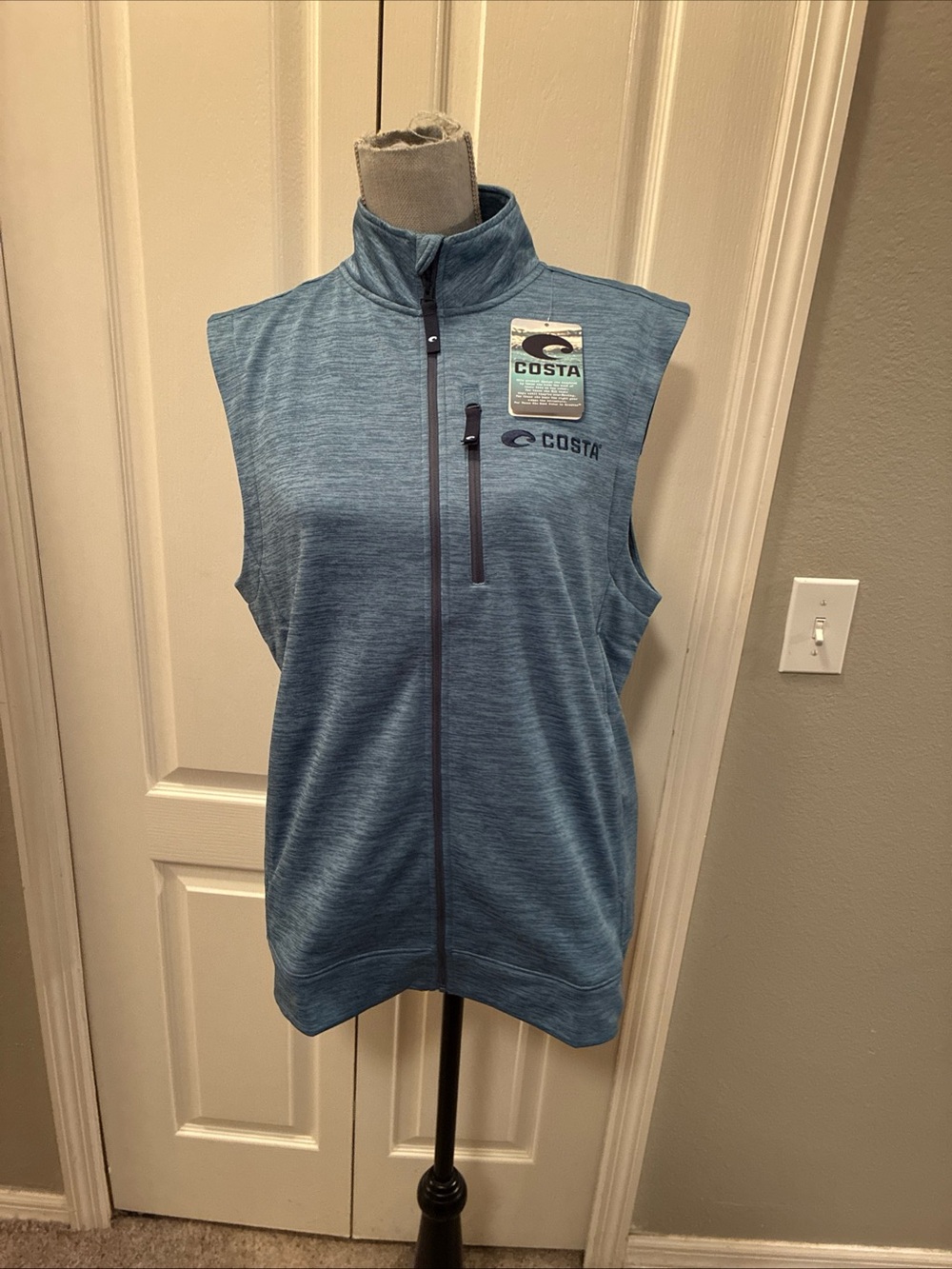 Costa mens blue harbor vest